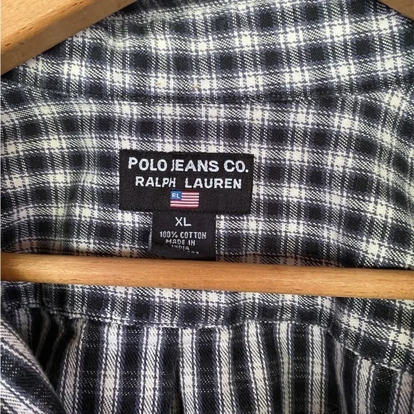 Vintage Polo Jeans Company Ralph Lauren Men’s Long Sleeve Button Up. Size XL - Picture 3 of 3